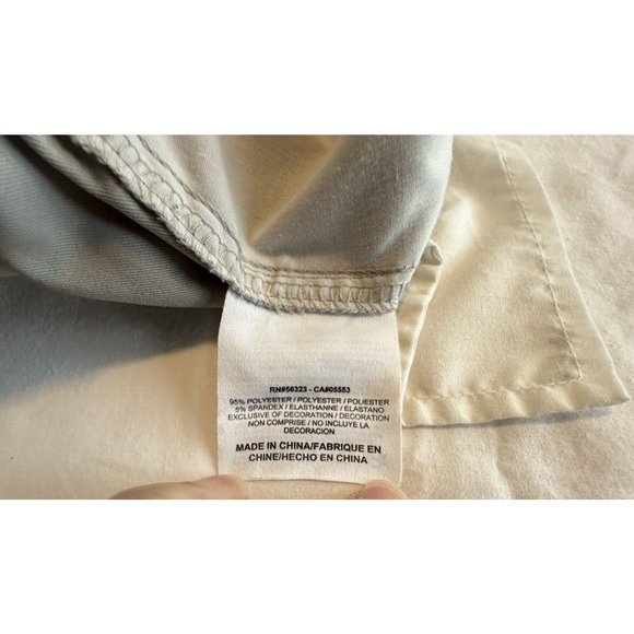 Nike Golf Dri Fit Khaki/Tan Shorts, Size 38x11 Flat Front Chinos - Picture 7 of 9